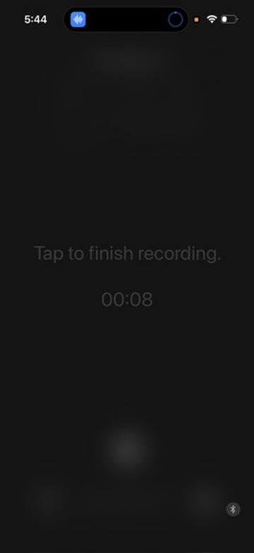 Recording your voice